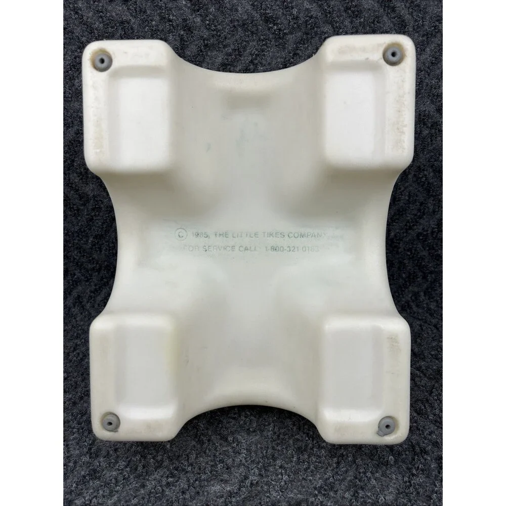 Vintage 1985 Little Tikes Tykes Step Stool Blue & White USA Made 11.5"x9.5"x7.5" - Picture 9 of 13